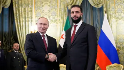 Ahmed al-Sharaa's Historic Meeting with Vladimir Putin in Moscow Post-Assad's Fall