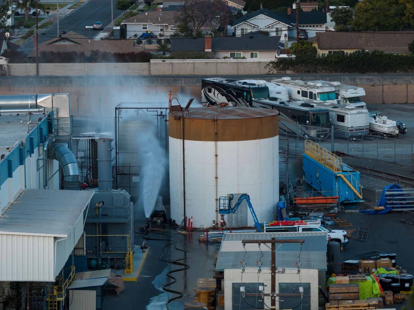 Chemical Leak at GKN Aerospace Facility Triggers Evacuation in Garden Grove, California