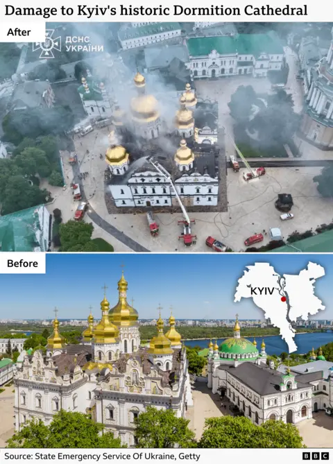 Russian Missile Strike on Kyiv's Dormition Cathedral Claims 11 Lives
