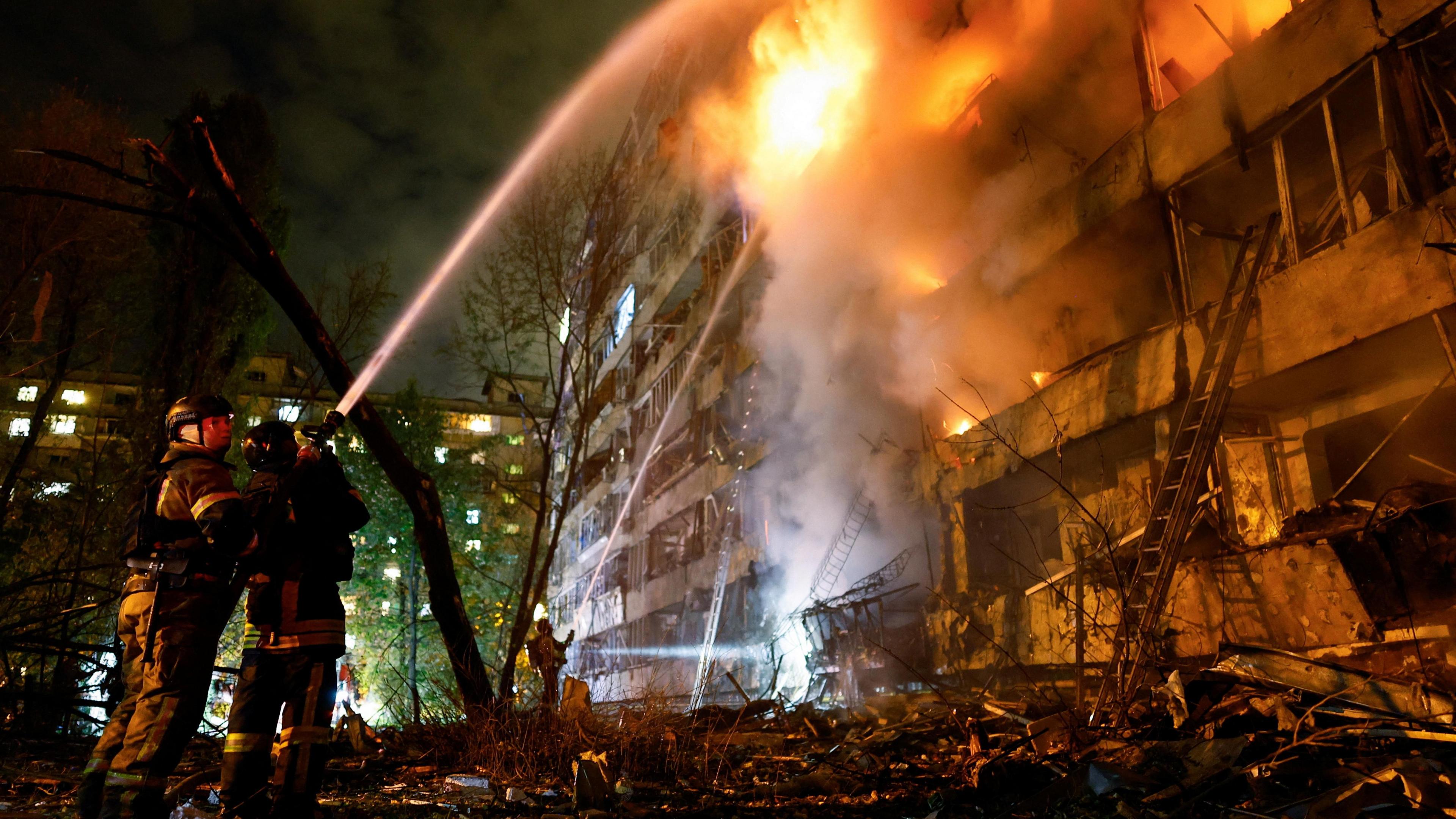 Russian Missile Hit Kyiv Power Plant, Zelensky Calls It Targeted Attack