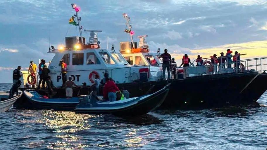 Severe Disaster at Guyana Coast: Ferry Capsizes, 67 Rescued