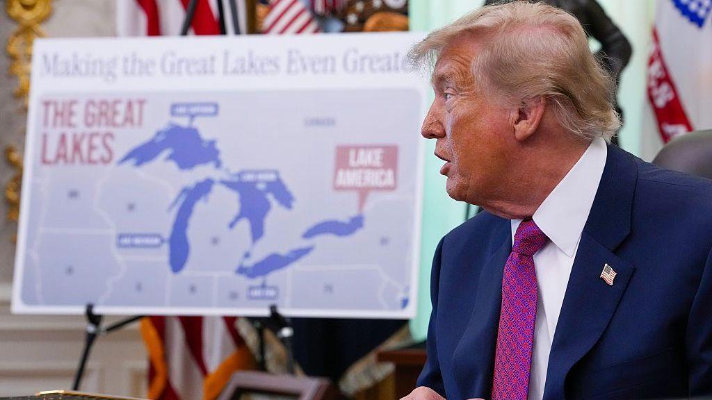 Trump Pushes Apple to Rename Lake Ontario as ‘Lake America’ Amid US‑Canada Trade Escalation