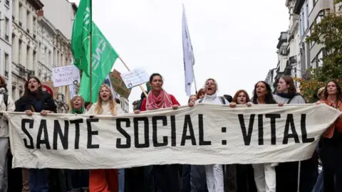 Massive National Strike Disrupts Belgium Over Government Cuts