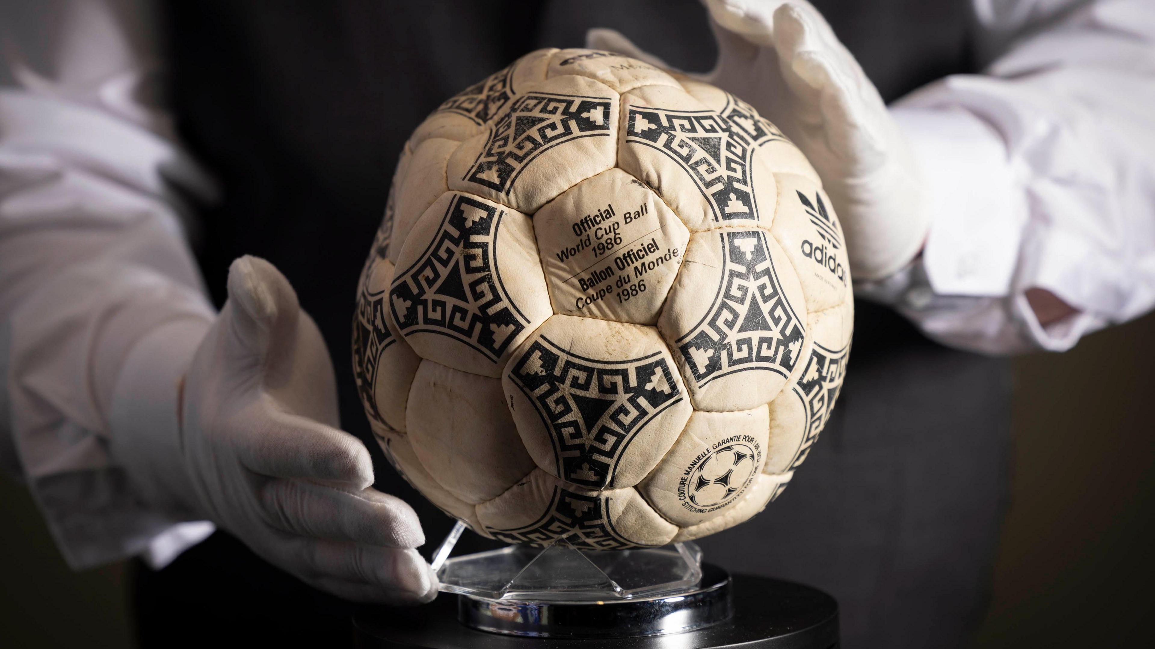 Maradona’s 'Hand of God' Ball Sells for £2.5 M at Auction