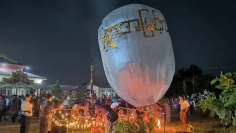 Tragedy Strikes Myanmar Buddhist Festival as Bombs Drop from Paraglider