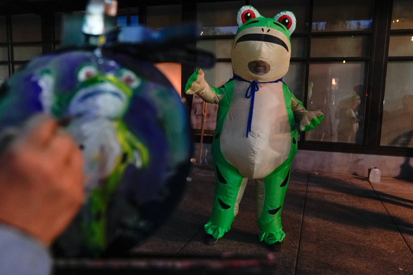 Inflatable Costumes: A Quirky New Protest Trend Against Federal Agents