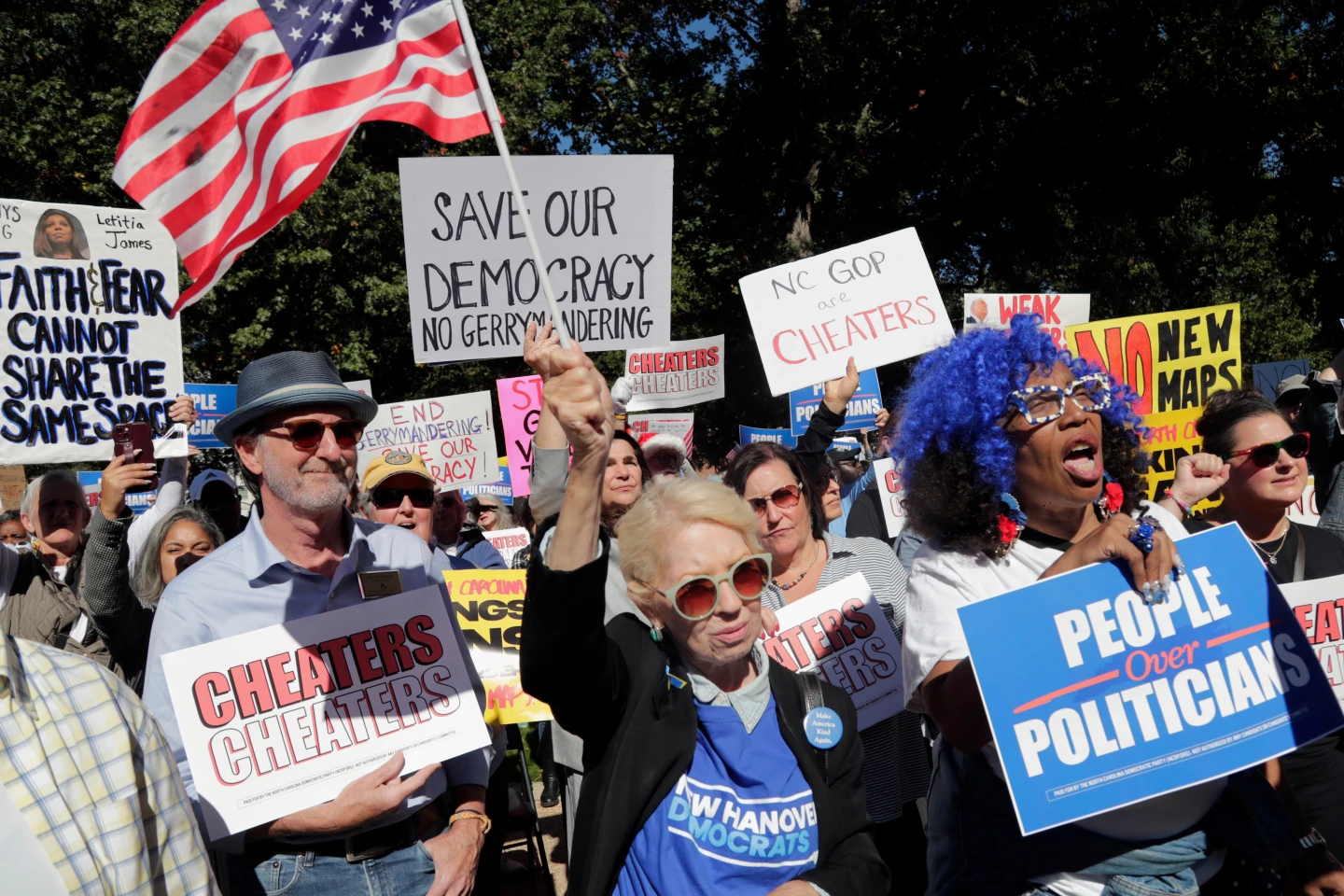 North Carolina Democrats Rally Against GOP Redistricting Efforts