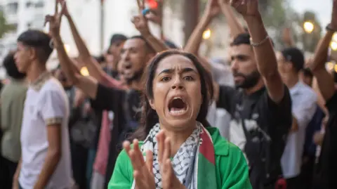 Moroccan Youth Protest for Healthcare Over Football Stadiums