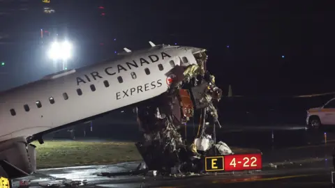 Collision at LaGuardia Airport: Air Canada Plane and Ground Vehicle Involved