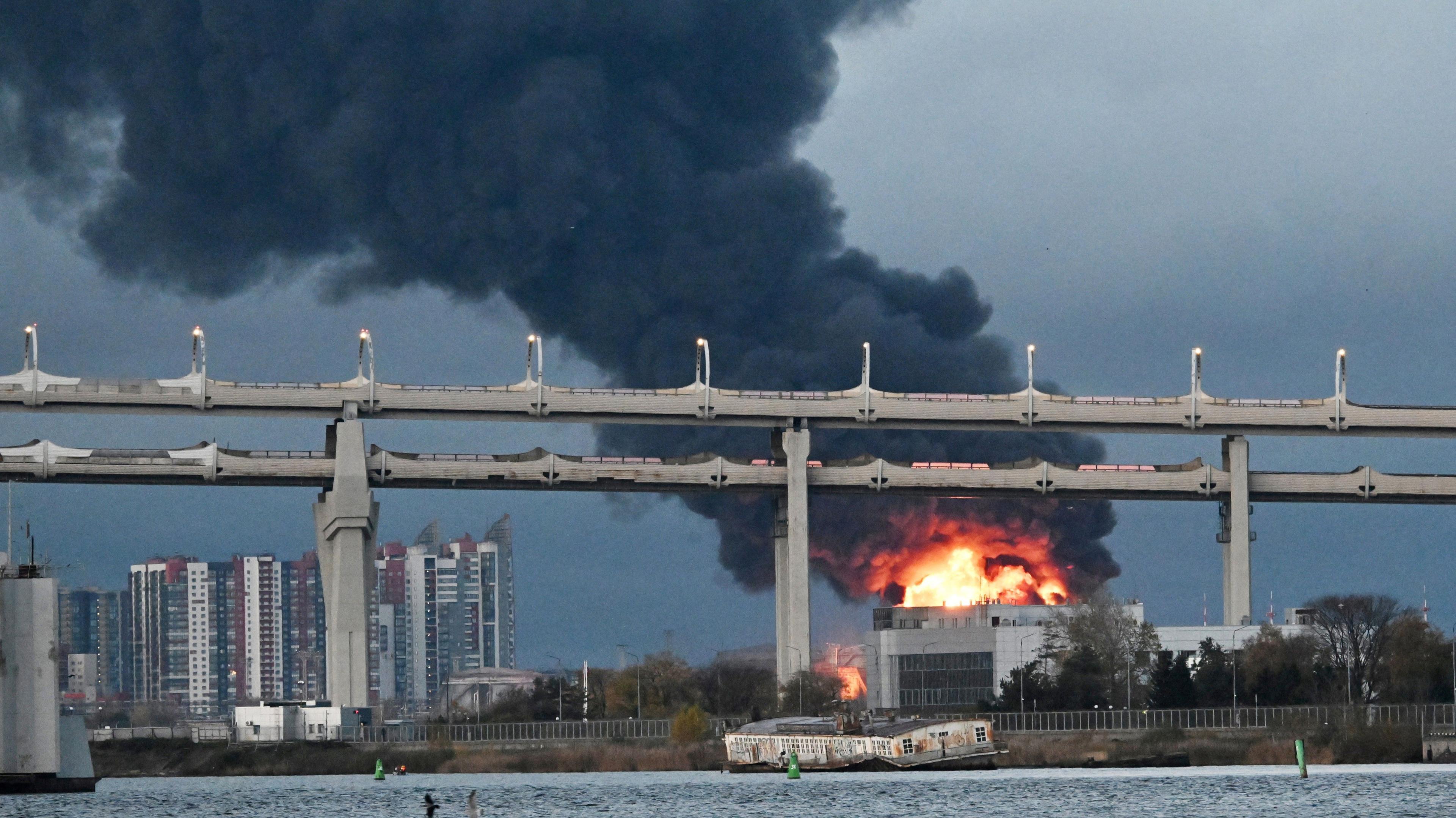 Ukrainian Drone Attack Strikes St. Petersburg Oil Terminal, Claims One Life