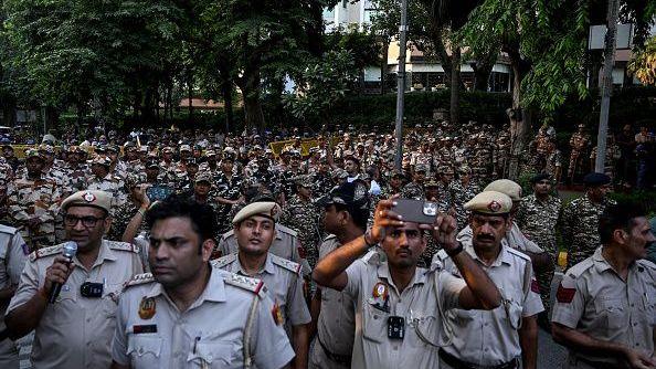 Delhi Fortifies Capital Ahead of Massive ‘Cockroach’ Protest